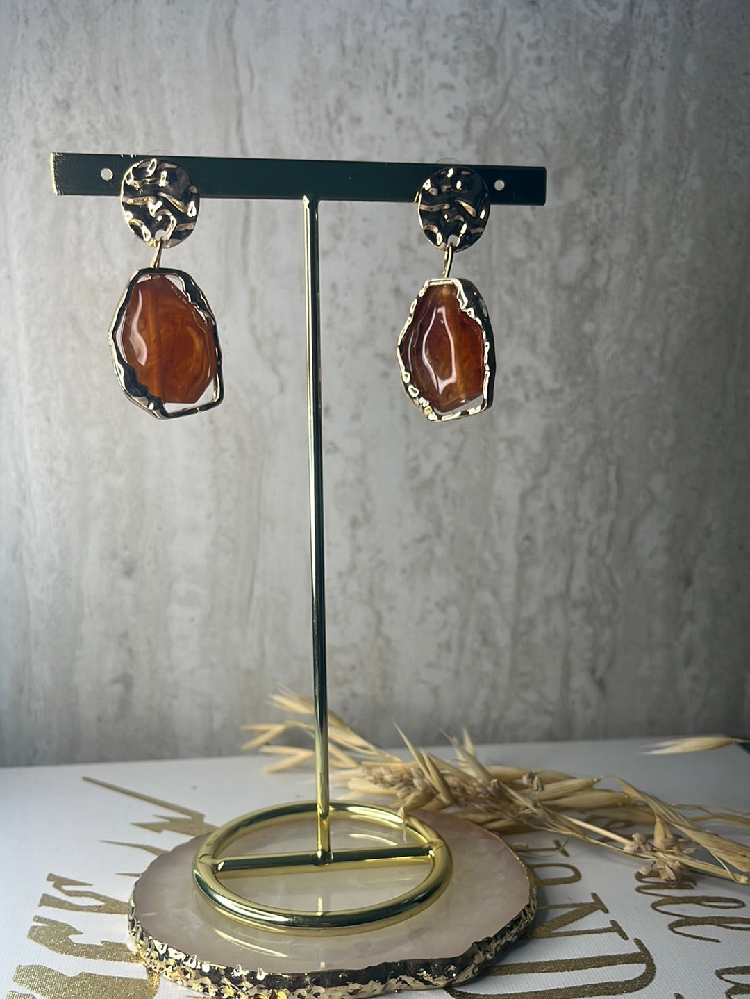 Vintage Amber Earrings