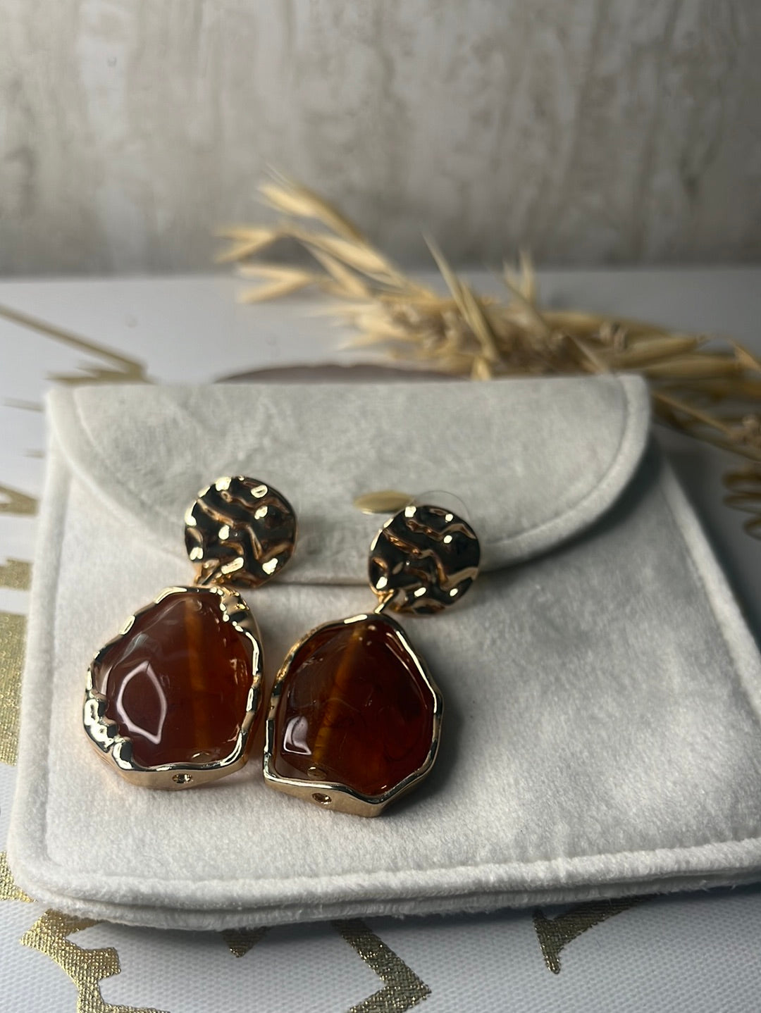 Vintage Amber Earrings